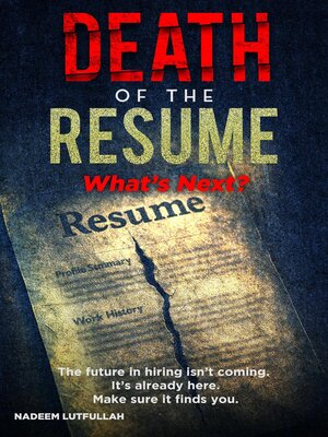 cover image of Death of the Resume